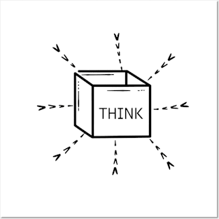 Think Outside The Box Posters and Art